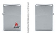 Satin Chrome + Zippo